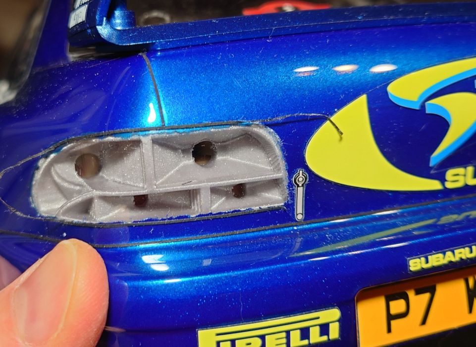 Klosze lamp Tamiya Subaru Impreza WRC 1999 + naklejki