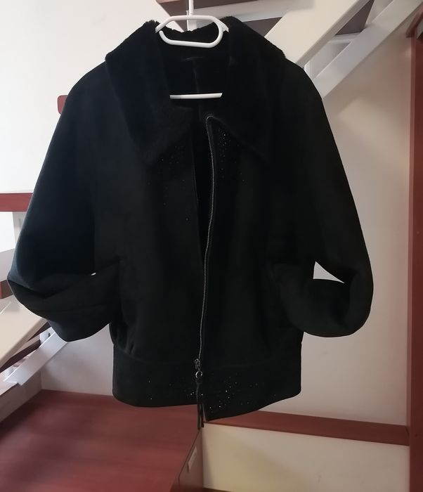 Італійська натуральна дублянка, бомбер, л, l
Silvio Tossi