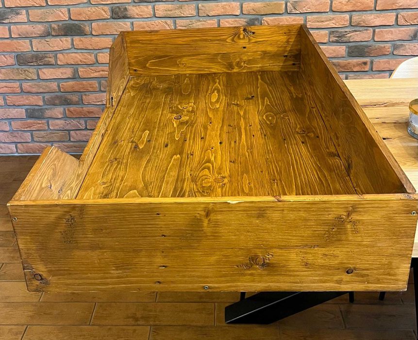 Ręcznie wykonane legowisko dla psa – styl rustykalny / loftowy - odbiór osobisty