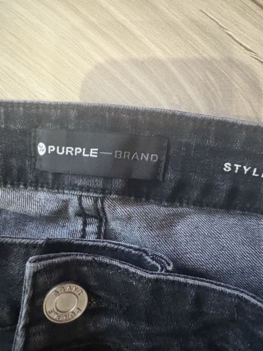 джинси клеш flared purple brand