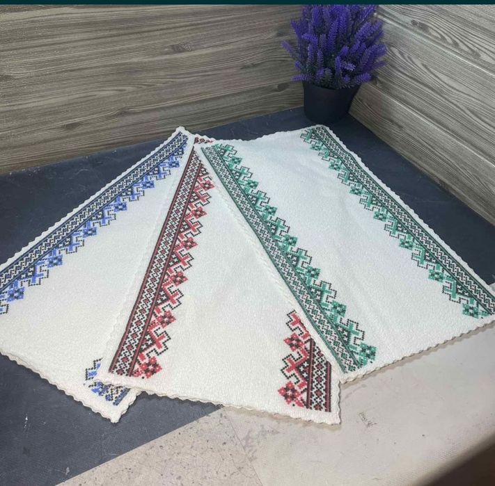 Рушники 50*25см Мікрофібра Кухонні Для рук і обличчя Різні моделі