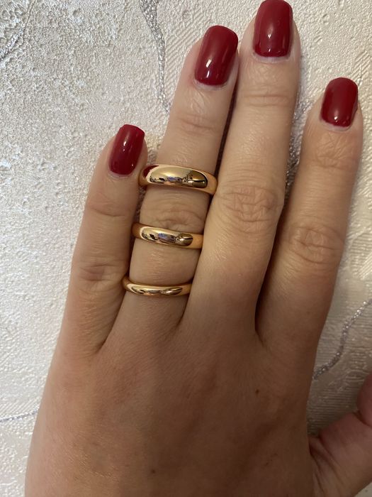 Обручки медичне золото 17 розмір