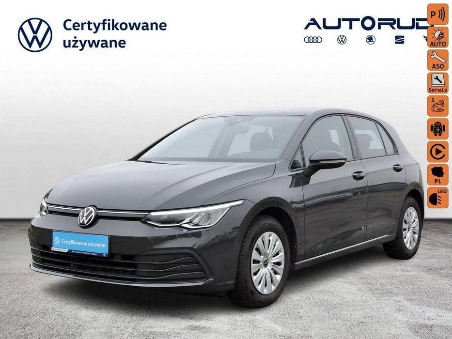 Volkswagen Golf 1.0TSI 110KM Manual 6-G Czujniki Park. Ledy SalonPL 1wł Gwar.06/2027
