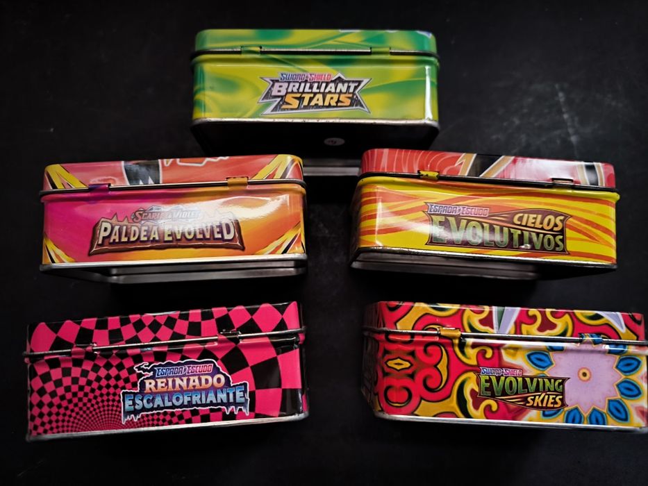 5 Latas Pokémon - Vazias