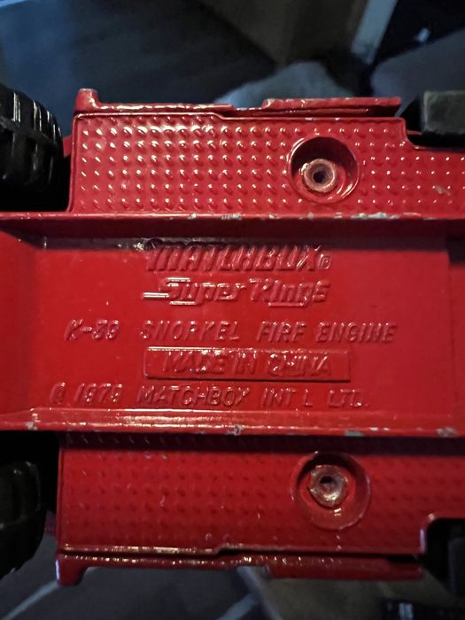 matchbox super kings snorkel fire engine
