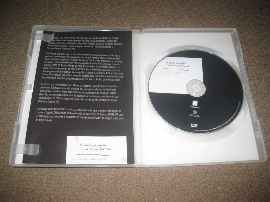 DVD "O Meu Coração Ficará No Porto: Humberto Delgado"