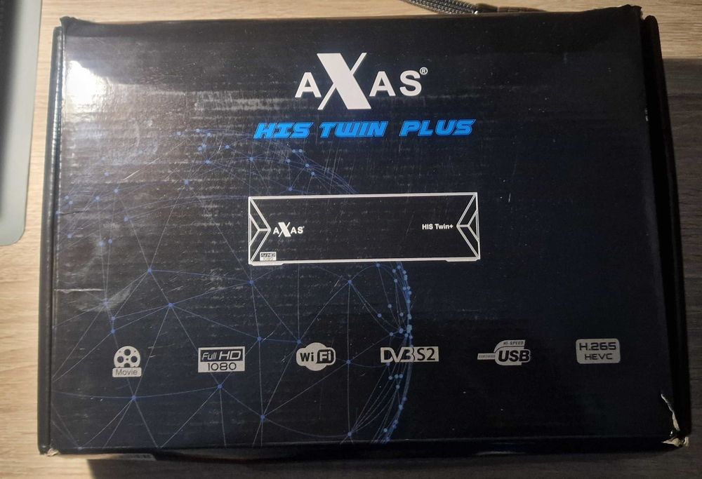 Dwugłowicowy Tuner satelitarny Axas Twin +