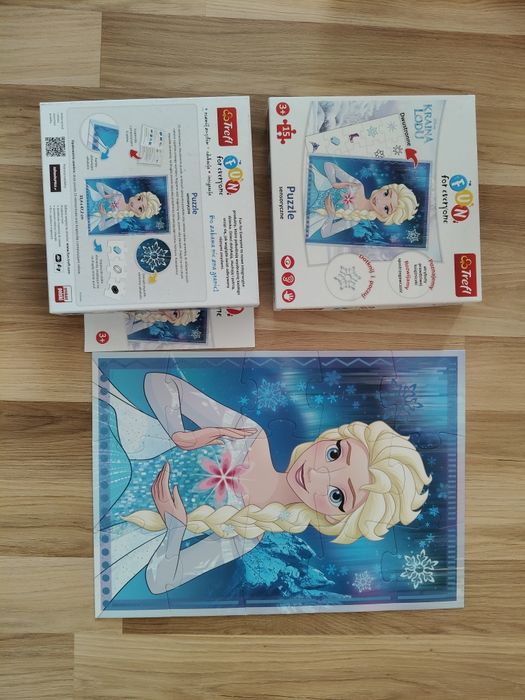 Trefl puzzle sensoryczne, kraina lodu, Elsa