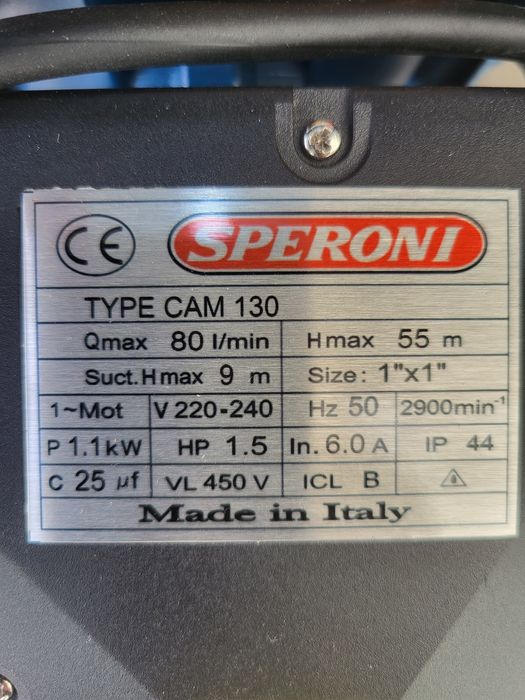 Насосная станция Speroni