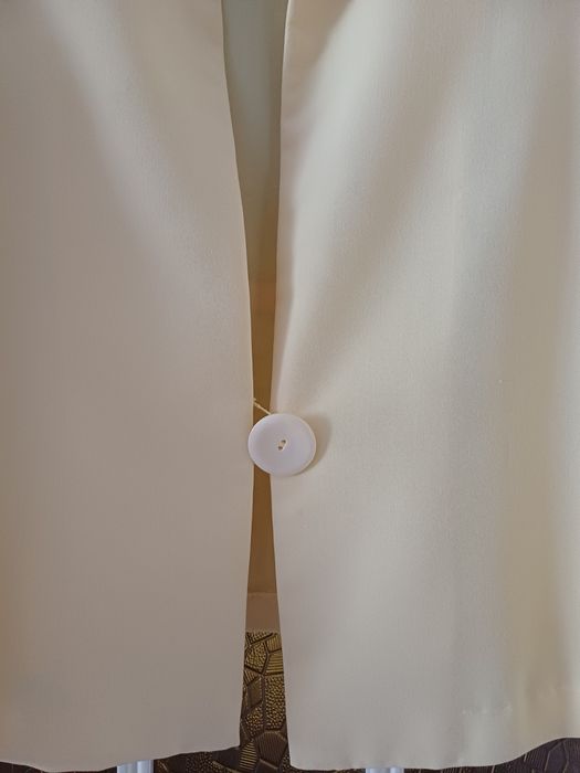 Żółty żakiet marynarka rozmiar XL 42 styl vintage