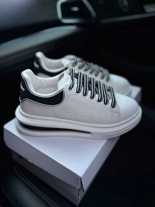 Жіночі кеди Alexandre MQ кросівки білі Alexander McQueen