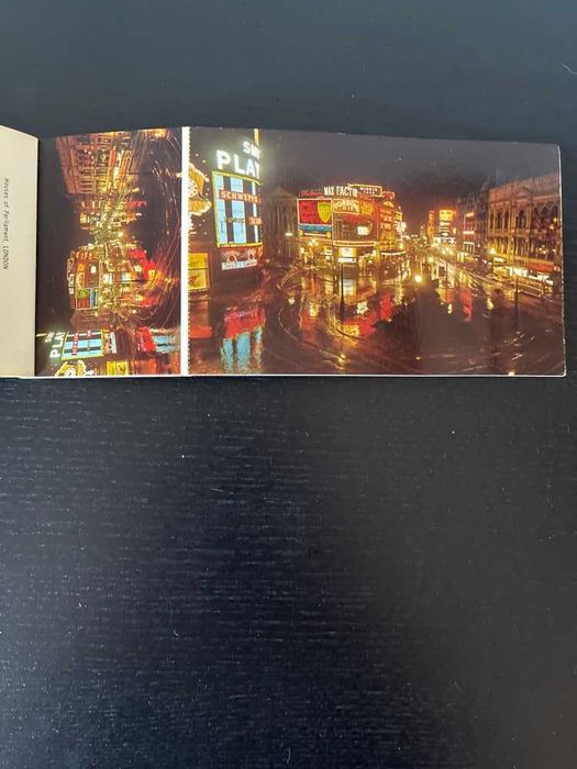 Livreto Vintage Postais Desdobráveis "Greetings from London" Anos 50/60
