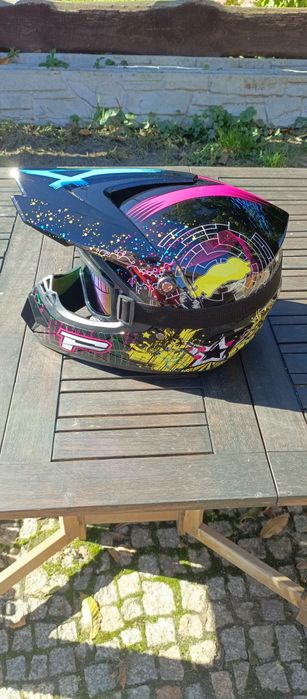 Kask crossowy lekki na enduro quad ATV  Rozmiar L
