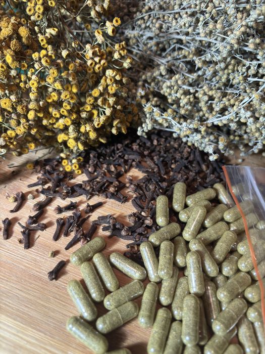 Капсули від глистів, від вірусів, антипаразитарка, трійчатка