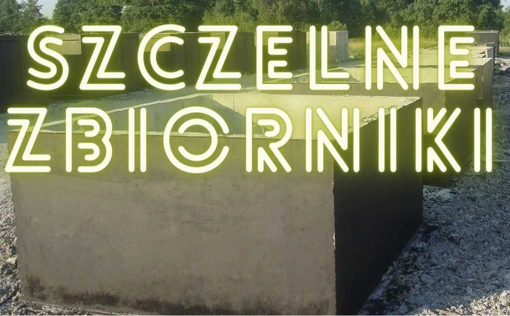 Szambo szamba betonowe 12m3 SANDOMIERZ RZESZÓW kanały samochodowe
