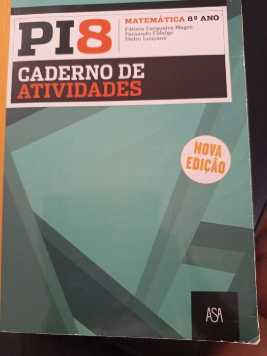 PI8_Caderno de atividades Matemática 8º ano