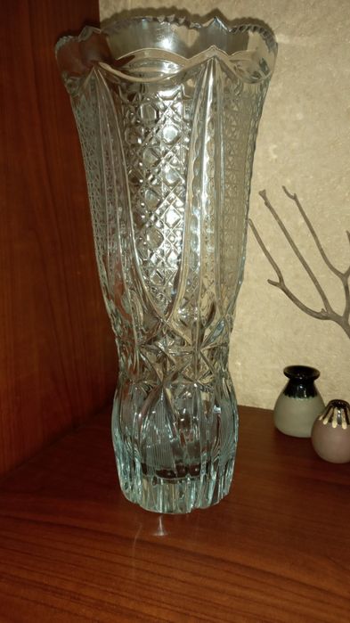 Ваза хрустальная