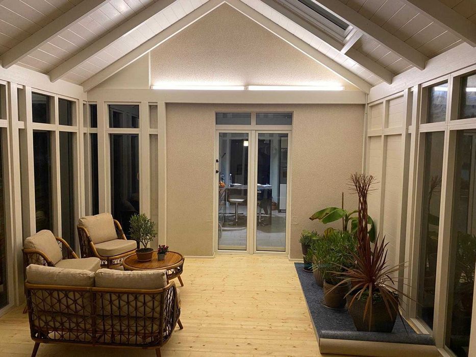 Ogród Zimowy/Oranżeria/Zabudowa Tarasu/Na Wymiar/Drewno BSH