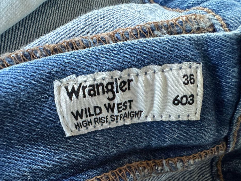 Wrangler Wild West 42/30 XXXL Spodnie Piękne