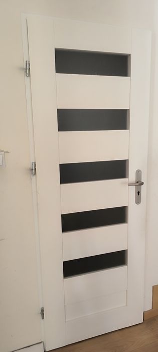 Sprzedam drzwi, skrzydło drzwiowe białe 70 lewe
