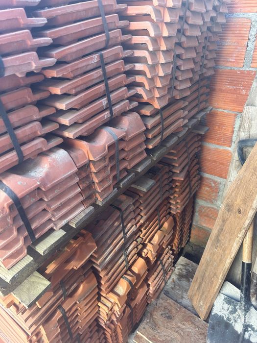 Telha francesa nova 500 peças