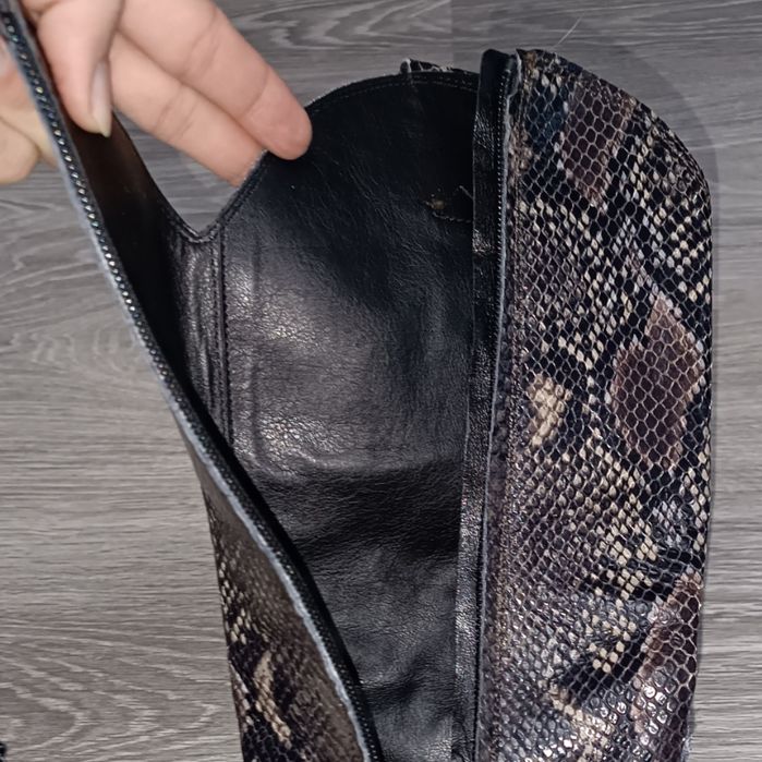 Шкіряні чоботи ковбойки