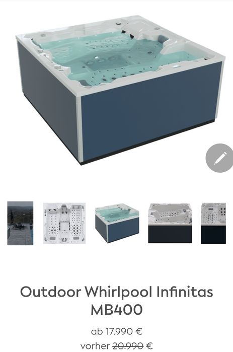 Jacuzzi ogrodowe Made in Germany Infinitas MB 400 normalna cena82600zł