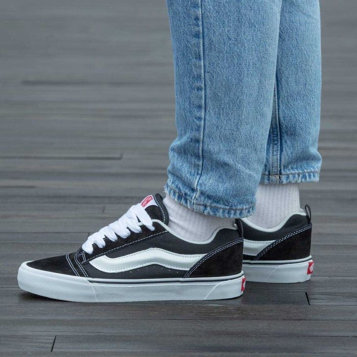 Кеди Vans KNU Skool Black White 36-45 (Оплата при отриманні)