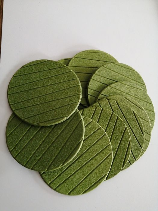 Conjunto 14 bases para copos verdes ikea como novo