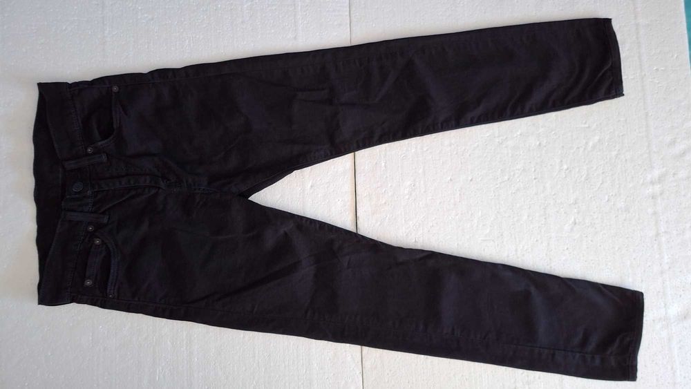 Calças Ganga Levi Strauss Negras W28 L 32