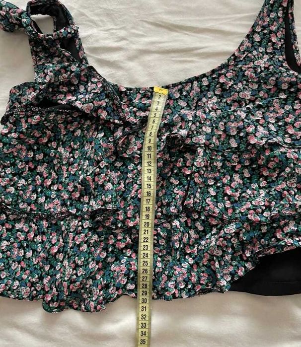 Top bluzka falbanki New Look 40 L plaża