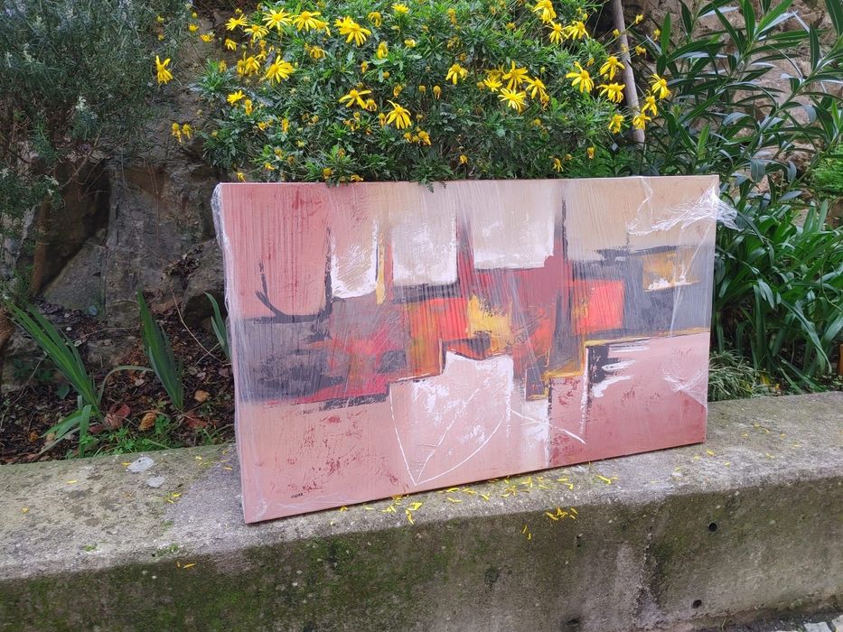 Tela pintada a mão original 70x120