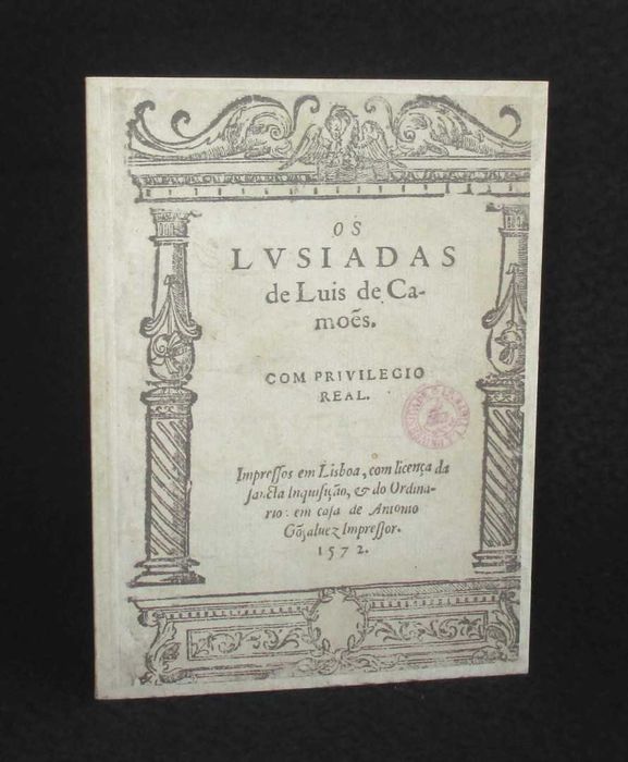 Livro Os Lusíadas Luís de Camões Edição Fac-Símile Comemorativa
