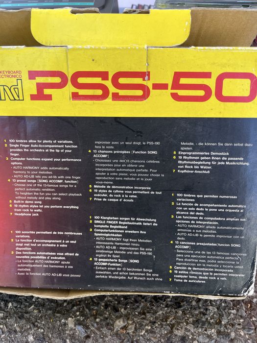 Teclado electronico Yamaha PSS-50