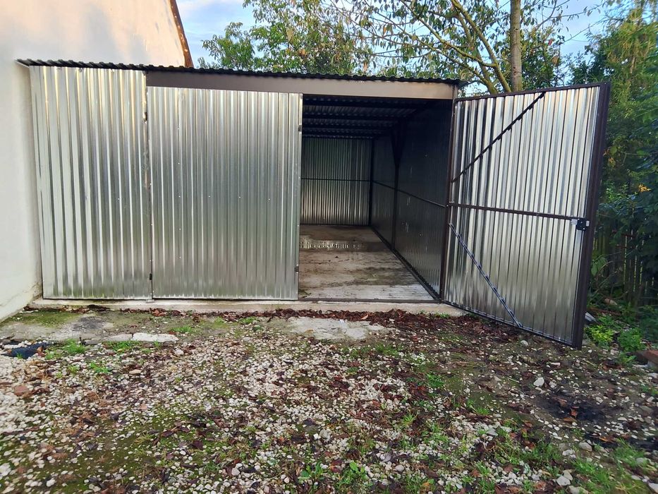 Garaż blaszany blaszak 4x5 Ocynk