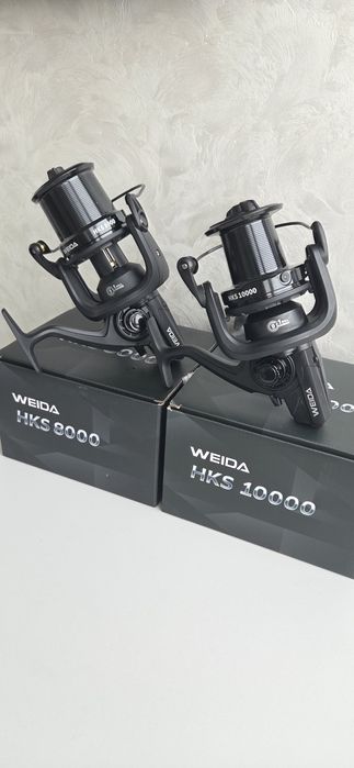 Катушка рыболовная карповая Weida HKS8000 и 10000 (9+1)