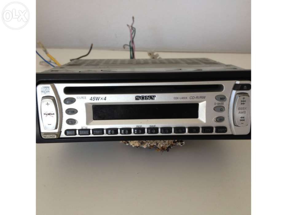 Rádio sony auto - com leitor de cd