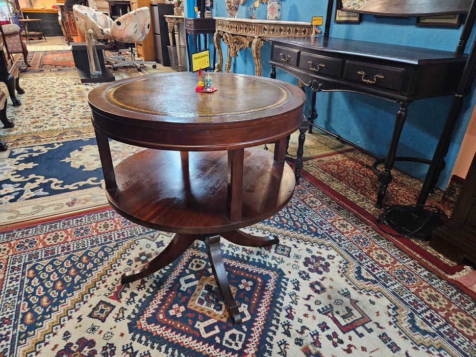 Mesa de centro , redonda em madeira - óptimo estado geral