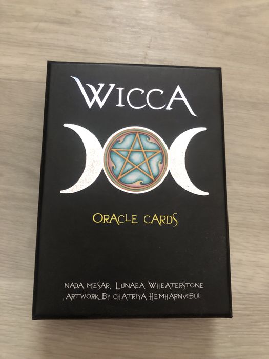 Карты  Ло скарабео Таро Викканский оракул оригинал серебряное теснение