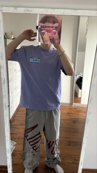 Футболка Vetements My Name Is purple Balenciaga rick owens maison margiela