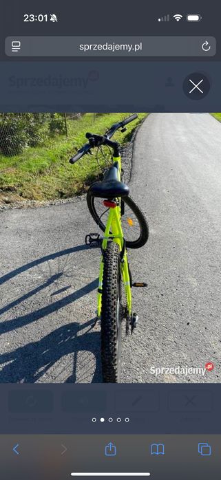 Rower mało używany