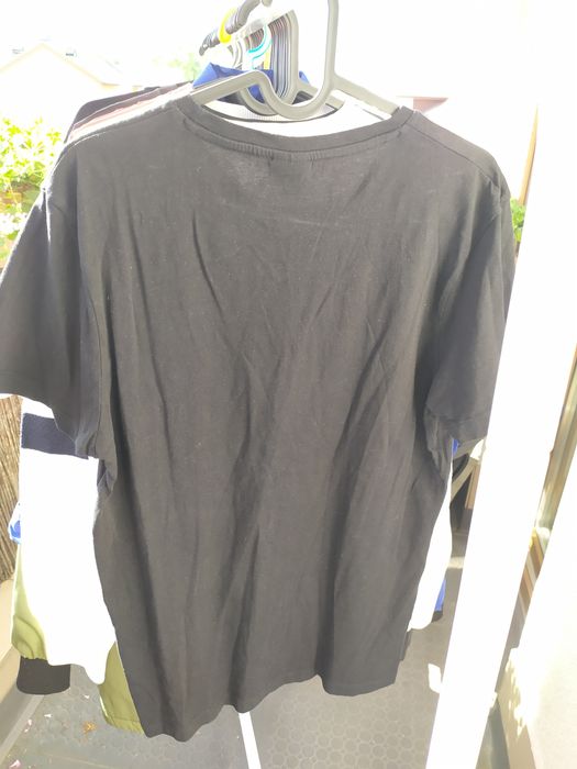 Męski czarny gładki t-shirt, House, rozmiar M