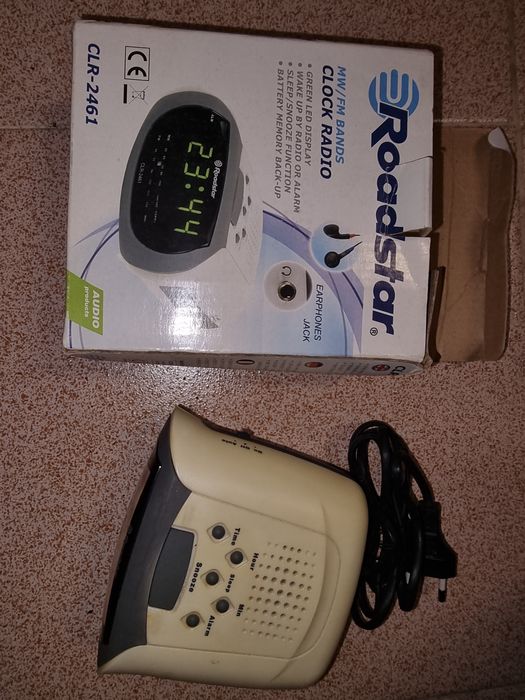 Rádio Despertador Roadstar