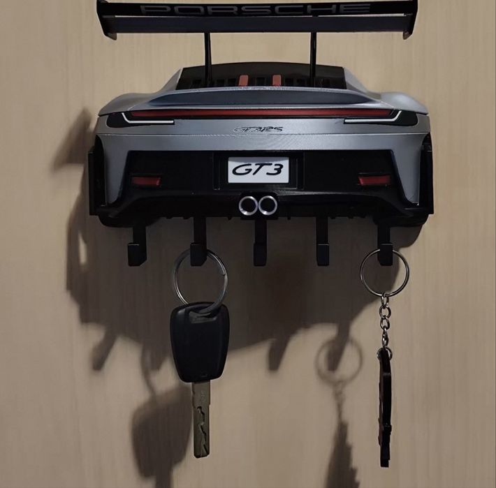 Porsche GT3 chaveiro em 3D. Espectacular