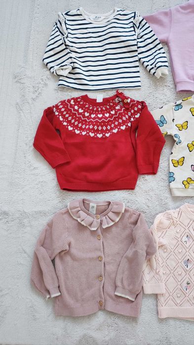H&M i Zara r.92 Paka Bluzka Sweterek Bluza