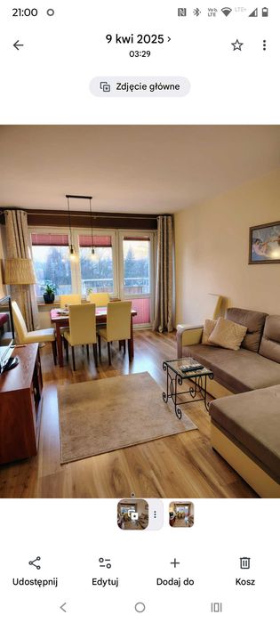 Do wynajęcia 2 pokojowe mieszkanie ul.Św. Wojciecha-39m2