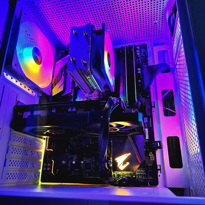 Komputer RX6600XT/rtx3060ti/r5 5500/16gb ram/Gamingowy Okazja gwarancj