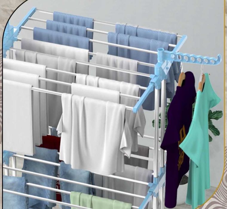 Вертикальная многоярусная сушилка для одежды складная. Сушарка одягу