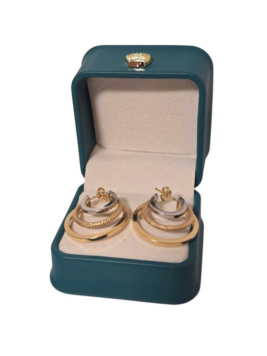 Cudowne Złote Kolczyki 3,64g 585