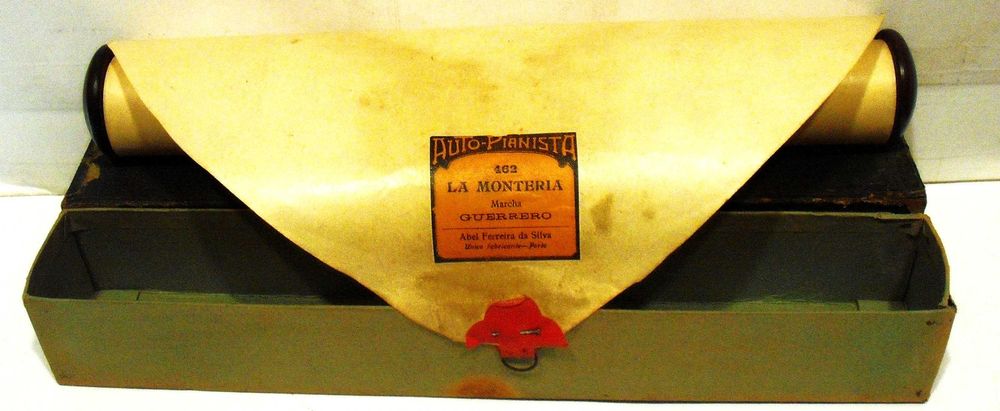 Rolo antigo para pianola